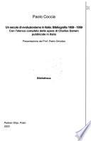 Un secolo di evoluzionismo in Italia