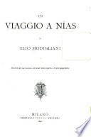 Un viaggio a Nías di Elio Modigliani