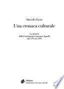 Una cronaca culturale