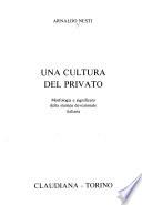 Una cultura del privato