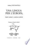 Una lingua per l'Europa
