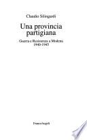 Una provincia partigiana