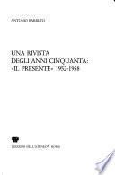 Una Rivista degli anni cinquanta