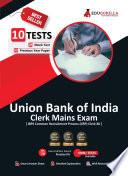 Union Bank of India Clerk Mains Exam | IBPS CRP Clerk XII | 8 Mock Tests + 2 Previous Year Papers