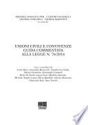 Unioni civili e convivenze. Guida commentata