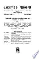 Unità della coscienza e unicità di Dio in Hermann Cohen