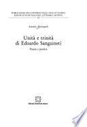 Unità e trinità di Edoardo Sanguineti