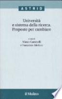Università e sistema della ricerca