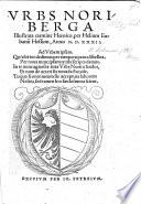 Urbs Noriberga illustrata carmine heroico
