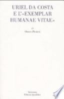 Uriel da Costa e l'Exemplar humanae vitae