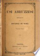 Usi abruzzesi ...