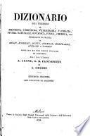 Dizionario dei termini di medicina, chirurgia, veterinaria, farmacia, storia naturale, botanica, fisica, chimica &c. pubblicato in Francia da Begin, Boisseau, Dupuy, Jourdan, Montgarny, Richard e Sanson ridotto ad uso degli Italiani ed arricchito dai dottori A. Leone, G. B. Fantonetti ed A. Omodei. Edizione seconda con correzioni ed aggiunte