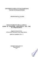 Uso e stabilitá della lingua