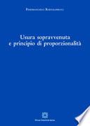 Usura sopravvenuta e principio di proporzionalità