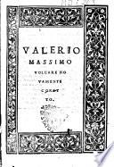 Valerio Massimo volgare nouamente corretto
