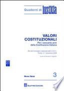 Valori costituzionali