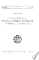 Valori religiosi nella letteratura provenzale