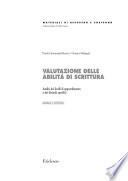 Valutazione delle abilità di scrittura.