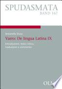 Varro: De lingua Latina IX