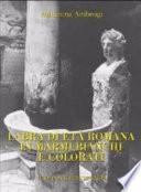 Vasche di età romana in marmi bianchi e colorati