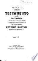 Vecchio e Nuovo Testamento secondo la volgata