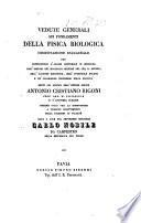 Vedute generali sui fondamenti della fisica biologica. Diss. inaug. med