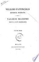 Velleio Patercolo Istoria romana