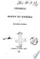Venezia] canto di guerra