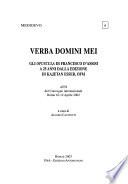Verba Domini mei