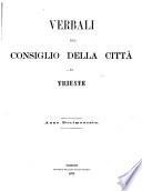 Verbali del Consiglio della Città di Trieste