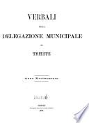Verbali della Delegazione Municipale di Trieste