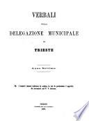 Verbali della Delegazione Municipale di Trieste