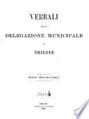 Verbali della Delegazione Municipale di Trieste