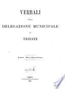 Verbali della Delegazione Municipale di Trieste