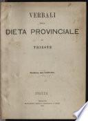 Verbali della Dieta Provinciale di Trieste