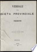 Verbali della Dieta Provinciale di Trieste