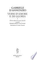 Versi d'amore e di gloria