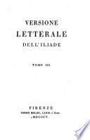 Versione Letterale Dell'Iliade