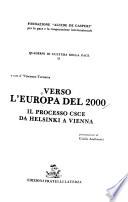 Verso l'Europa del 2000