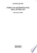 Verso un'antropologia dell'intreccio e altri studi su Plauto
