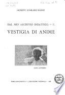 Vestigia di anime