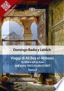 Viaggi di Ali Bey el-Abbassi in Africa ed in Asia. Tomo 4