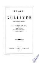 Viaggi di Gulliver nelle lontane regioni ... Versione dall' Inglese di Gaetano Barbieri; con disegni di Grandville.