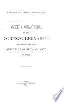 Viaggio a Costantinopoli di sier Lorenzo Bernardo