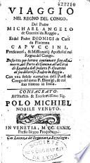Viaggio nel regno del Congo del padre Michael Angelo de Guattini Reggio et del padre Dionigi de Carli da Piacenza, capuccini