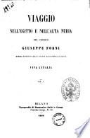 Viaggio nell'Egitto e nell'Alta Nubia Giuseppe Forni