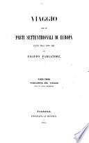 Viaggio per le parti settentrionali di Europa fatto nell'anno 1851