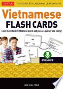 Vietnamese Flash Cards Ebook