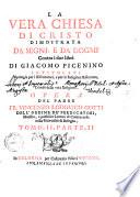 Vincentii Ludovici Gotti La vera chiesa di Christo dimostrata ...