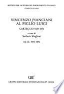 Vincenzo Pianciani al figlio Luigi: 1843-1846